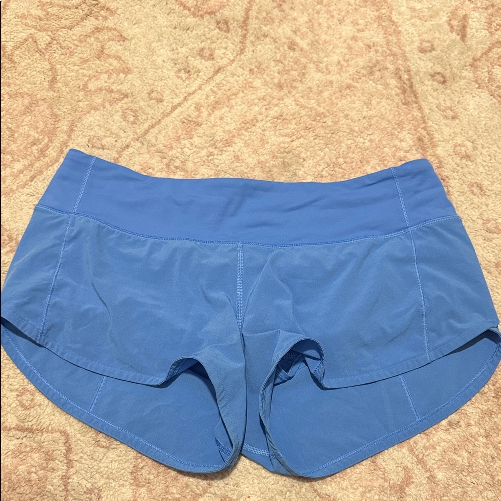 Women's lululemon Blue Speed Up Shorts